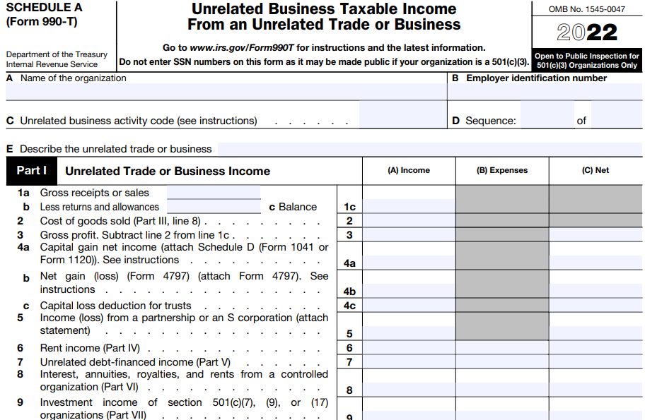 Form 990-T